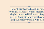Gerard Display, a Serif Font by Rafael Jordan (Thumbnail 2 of 12)