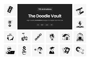 The Animated Doodle Vault, a Solid Icon by Vectors Market (Thumbnail 1 of 12)