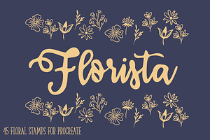 Procreate Flower Brushes