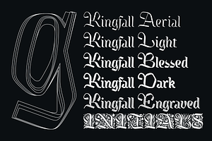 Kingfall Typeface