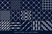40 Rope Patterns - Big Set, a Pattern Graphic by Anastasia Ivanskaia (Thumbnail 10 of 10)