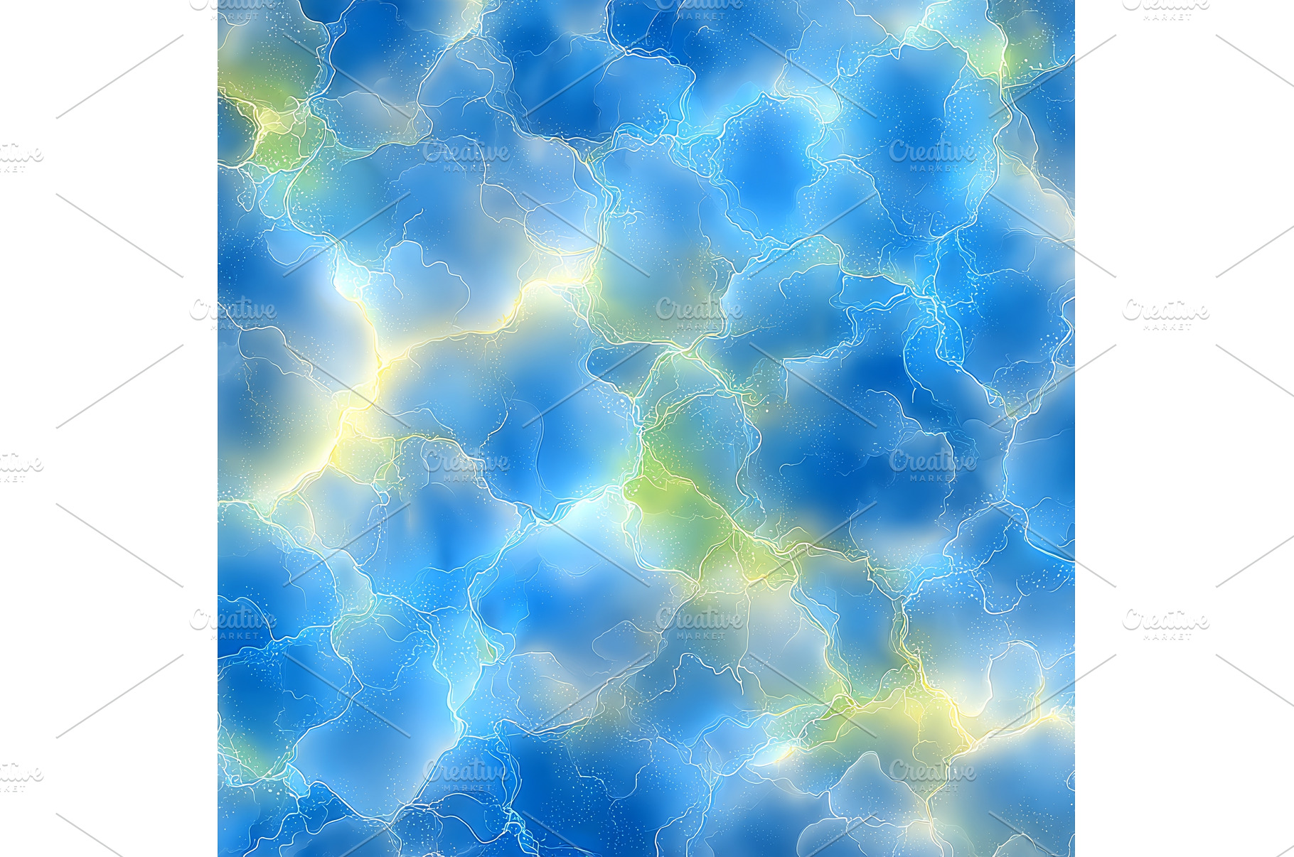 Abstract Blue and Yellow Textured, an Abstract Photo by ZinetroN