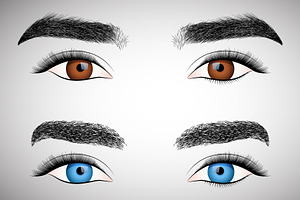 Illustration of a set of eyes, a Person Illustration by Ghagra