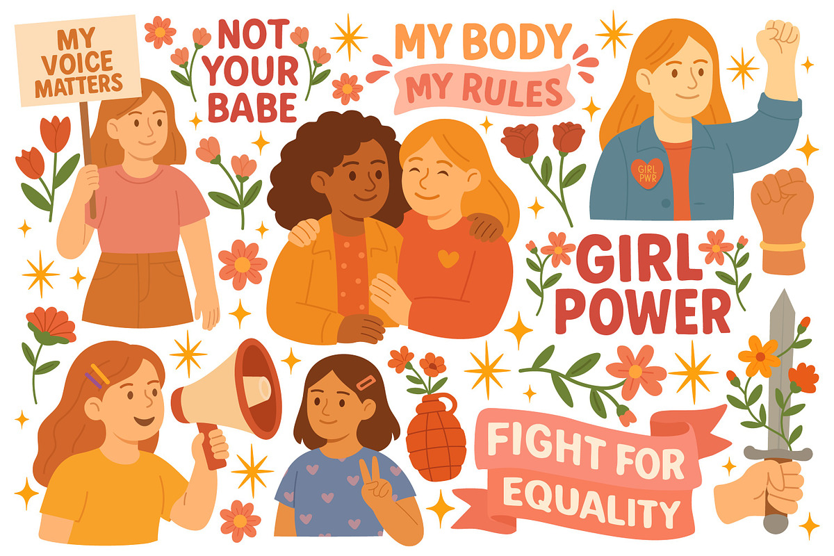 Girl Power, a Person Illustration by ananastya (Photo 4 of 7)