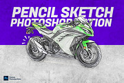 Pencil Sketch Photoshop Action 2, an Action Add-On by iHemalaya (Thumbnail 4 of 4)