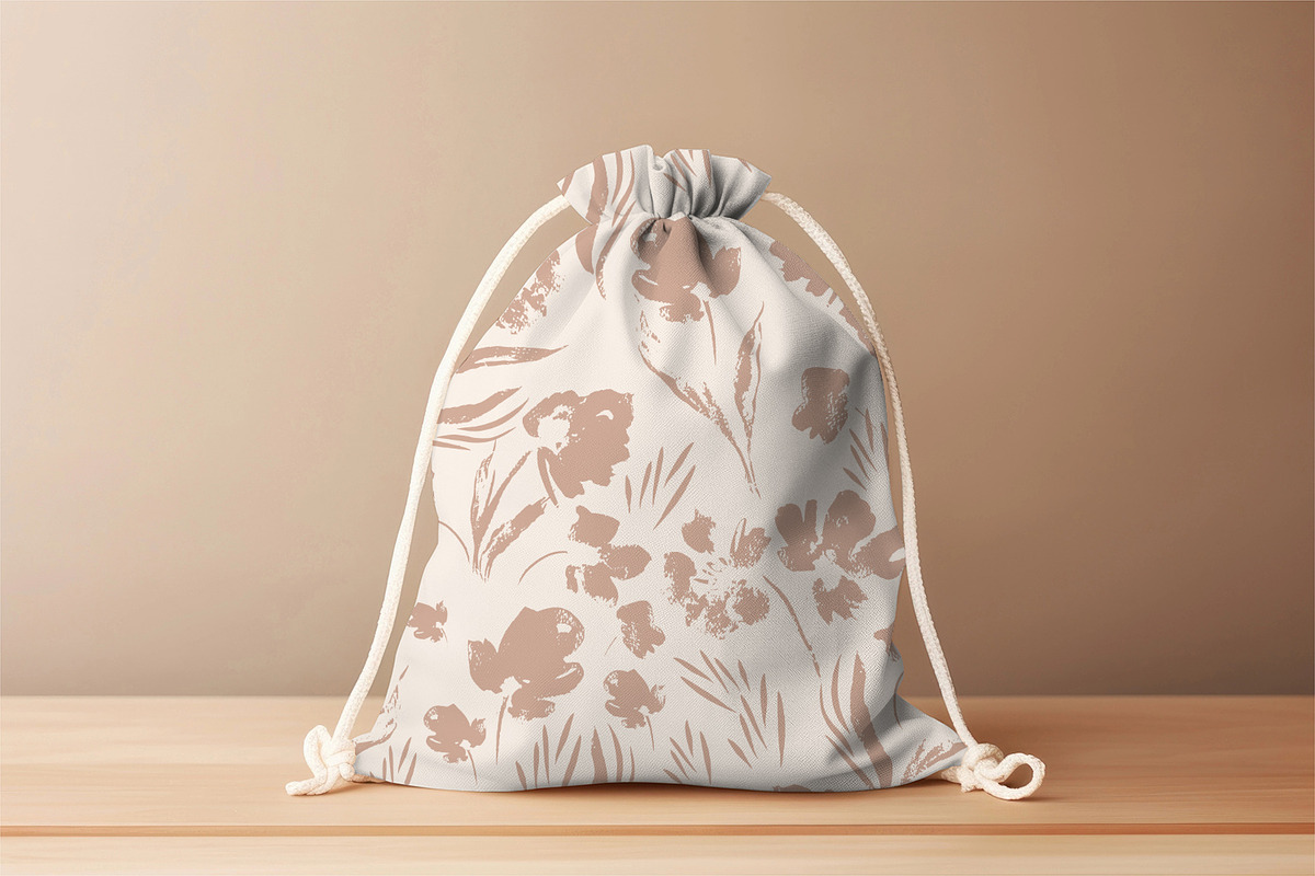 Powder Flower Prints, a Pattern Graphic by MalyskaStudio (Photo 5 of 13)