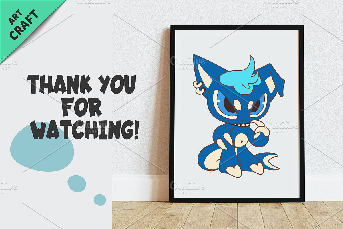 Chibi animals set 01. Tshirt, PNG., an Animal Illustration by KENO Mascots (Photo 6 of 6)