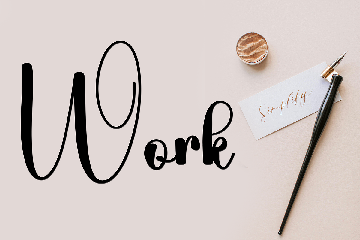 Daddy Overthinking, a Handwritten Font by InermediaSTUDIO (Photo 3 of 8)