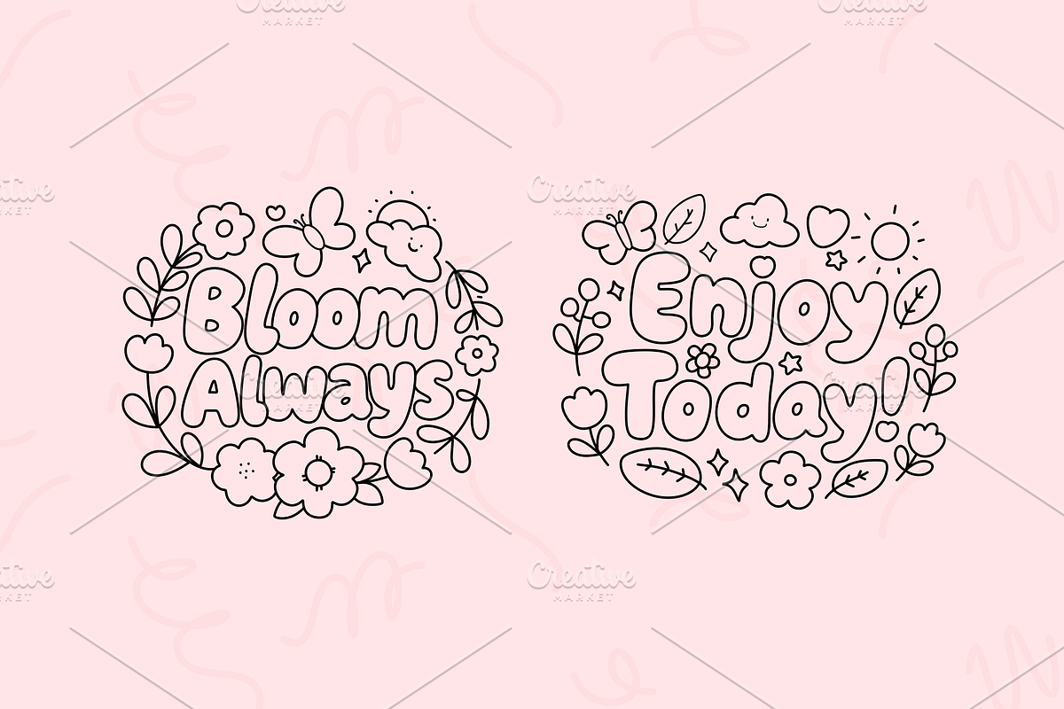 Bold & Easy Coloring Book Bundle, an Empty State Illustration by Neon Studio (Photo 25 of 32)