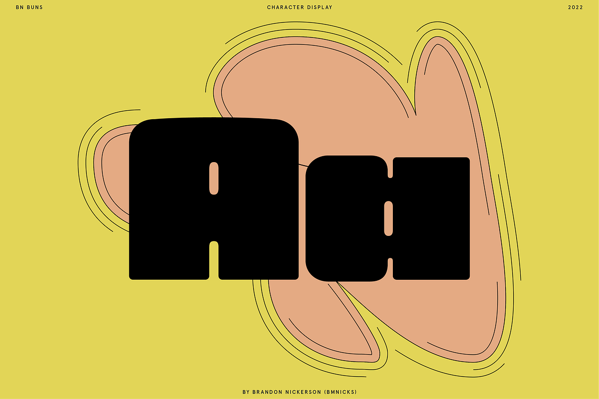 Buns, a Sans Serif Font by Bnick (Photo 2 of 10)