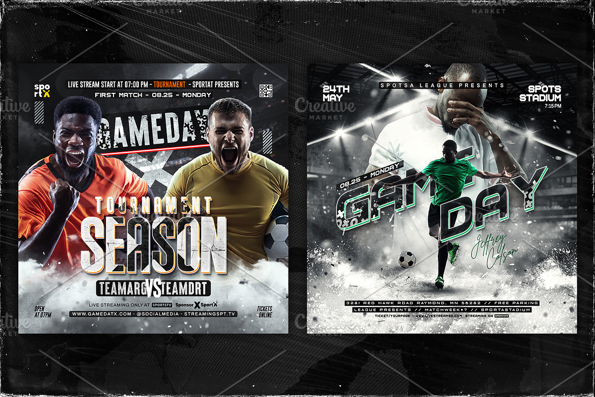 5 Soccer Flyer Template, a Flyer Template by OnurDemircan (Photo 5 of 6)