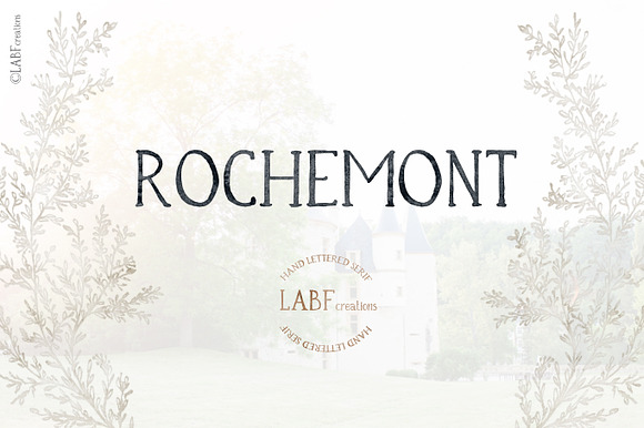 Rochemont Hand lettered serif preview 8