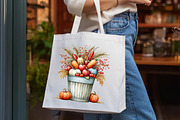 Harvest Bucket Watercolor Clipart, a Seasonal Illustration by fashionaddict (Thumbnail 6 of 7)