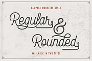 Rampage Monoline Advertisement Font, a Script Font by Creatype Studio (Thumbnail 2 of 13)