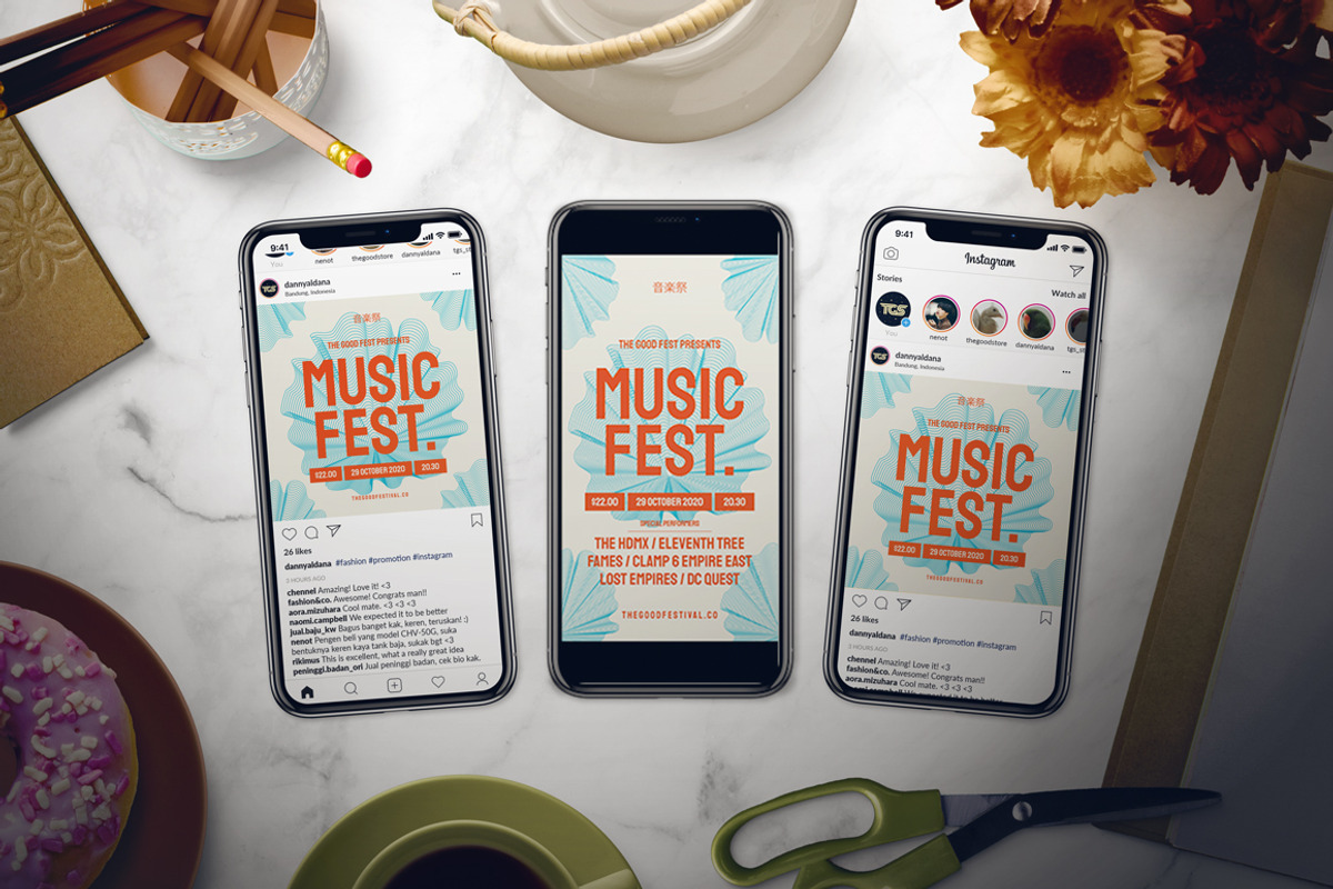 Music Festival Flyer Set, a Flyer Template by The Good Store (Photo 2 of 2)