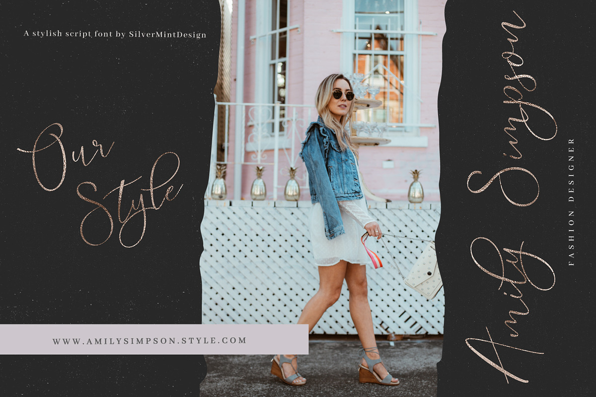 Serenity Blush, a Script Font by SilverMintDesign (Photo 9 of 14)