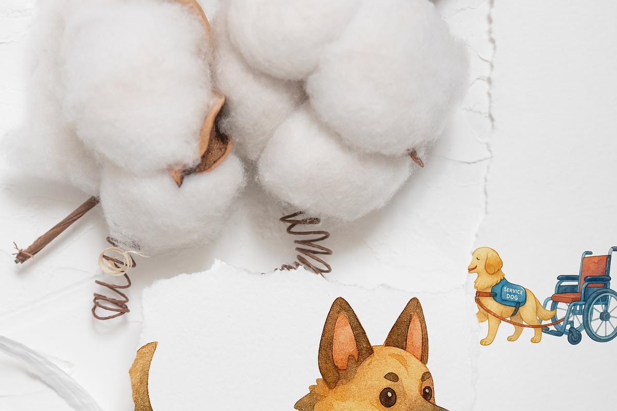 28 Service Dog Clipart, an Animal Illustration by Pati Charm Studio (Photo 8 of 8)