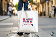 4th of July Embroidery X 15 Designs, an Illustration by Craft Nest (Thumbnail 6 of 6)