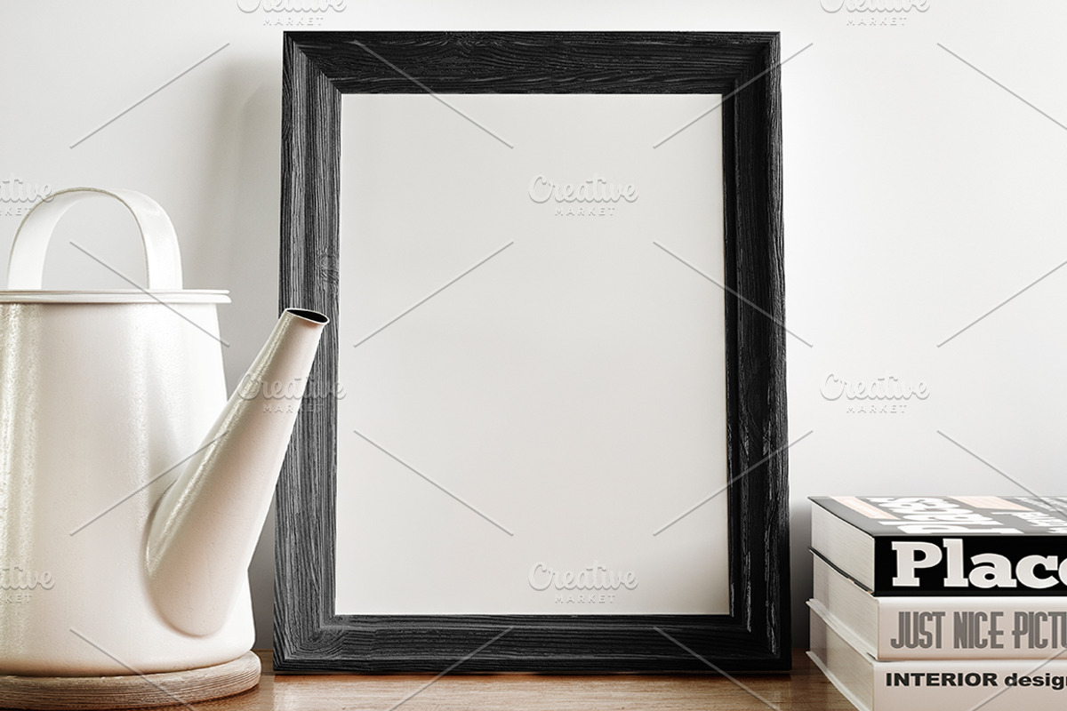 4 PSD FRAME MOCKUPS, a Print Template by Egor Shkolnikov (Photo 4 of 6)