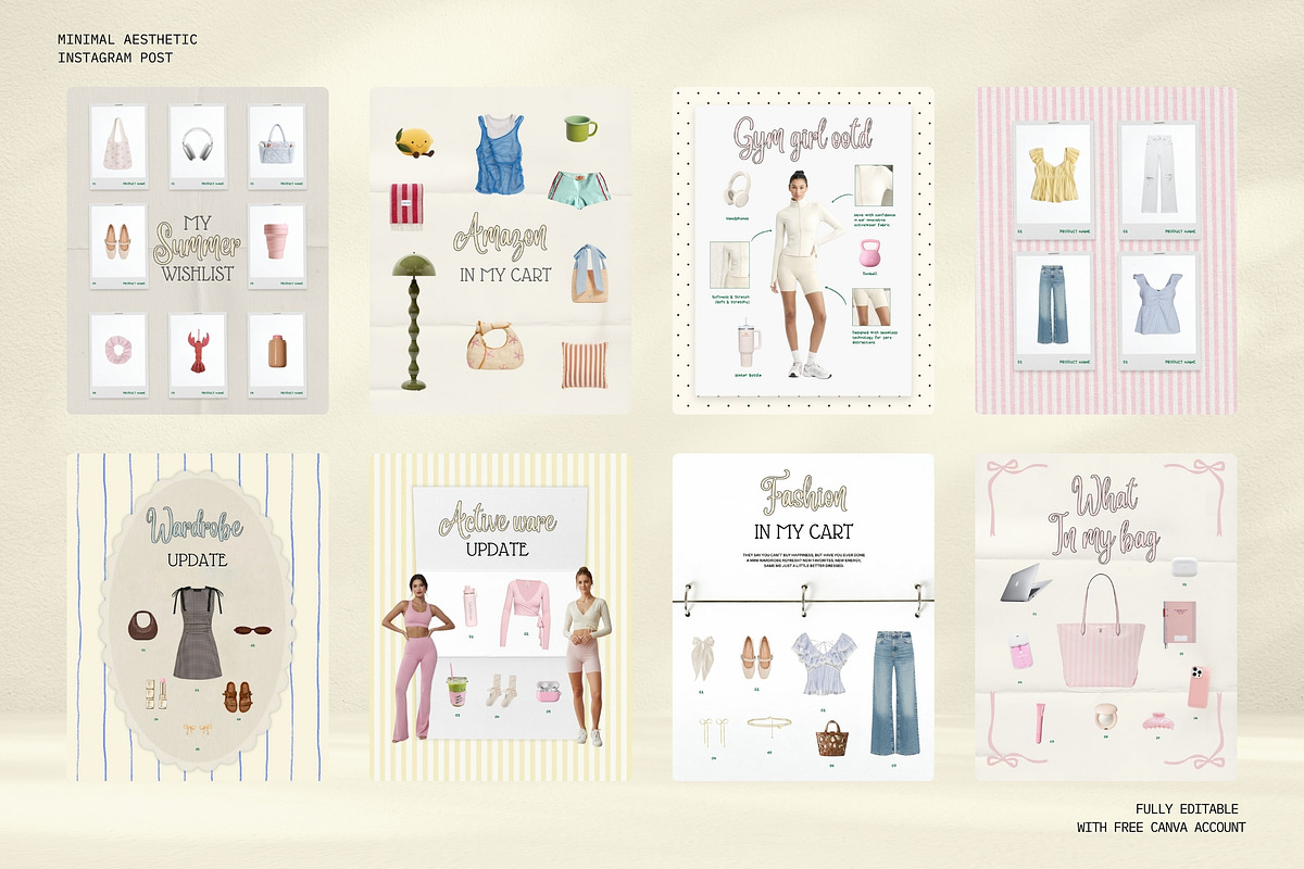 Aesthetic Digital Diary Canva Kit, a Social Media Template by Pani Temp. (Photo 8 of 16)