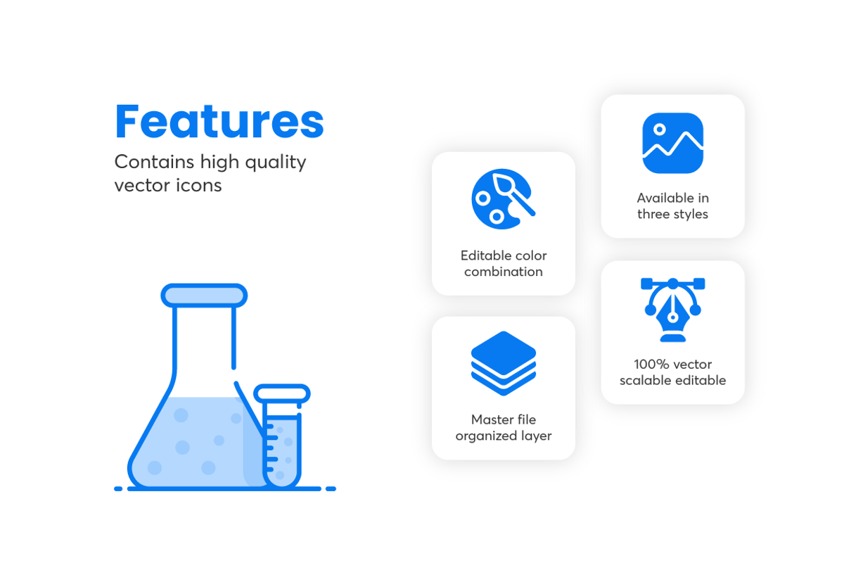 Quantum Physics Icons, an Outline Icon by Brickclay (Photo 4 of 7)