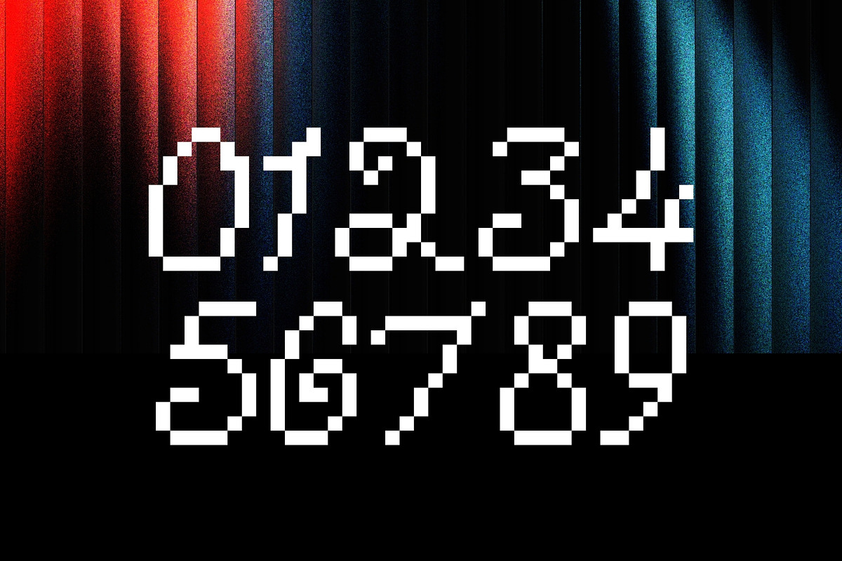 Matrix Script — 8-Bit Pixel Script, a Script Font by HipFonts (Photo 3 of 8)