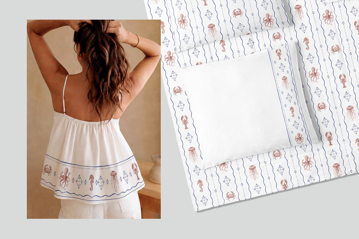 COASTAL REVERIE - Pattern Collection, a Pattern Graphic by SurfaceStories (Photo 6 of 7)