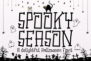 Spooky Season Font, a Script Font by Nobu Collections (Thumbnail 1 of 8)