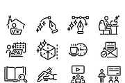 140 Artificial Intelligence Icons,AI, an Outline Icon by MarkoBabii (Thumbnail 3 of 4)