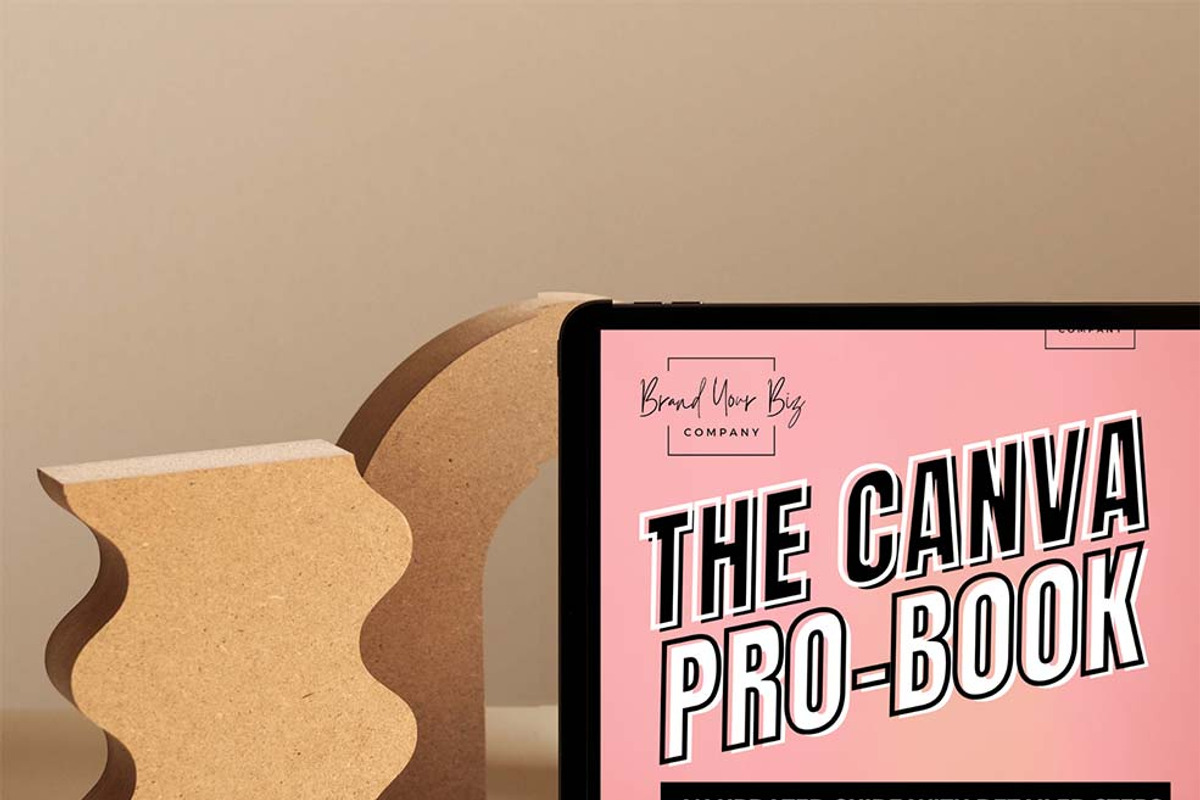 Canva Pro Book Guide, a Marketing Template by Brand Your Biz Co. (Photo 1 of 5)