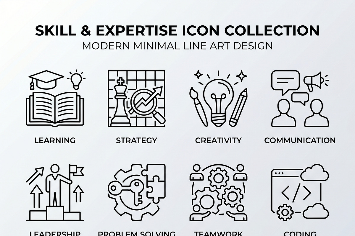 Bundle Online Learning Outline Icons, an Outline Icon by adenpinkstore (Photo 11 of 23)
