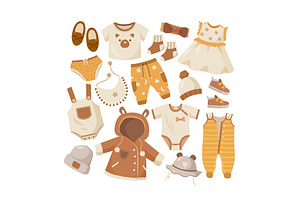 Baby Clothes In Scandinavian Style