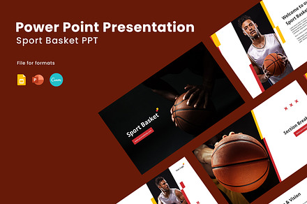 Sport Basket - Power Point Template, a Presentation Template by Recreative