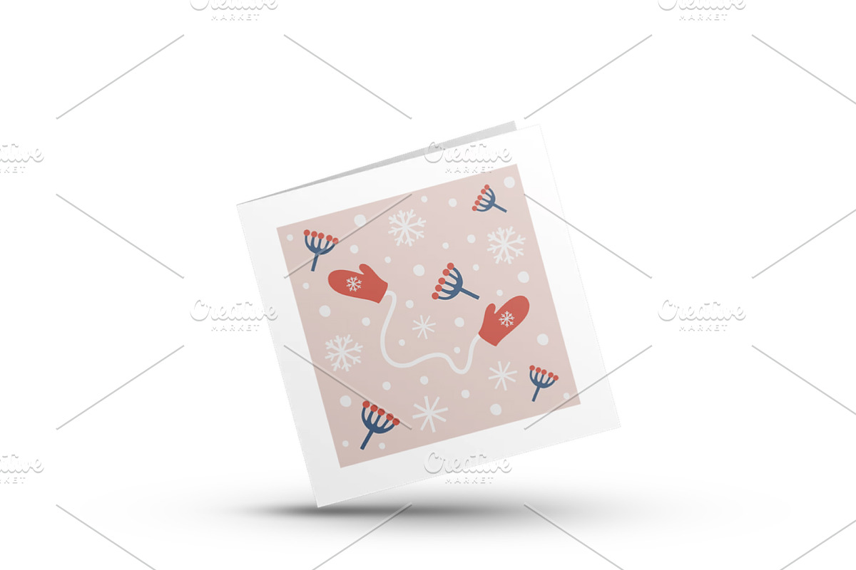 Winter Patterns Set, a Decorative Illustration by DikayaMiau (Photo 7 of 10)