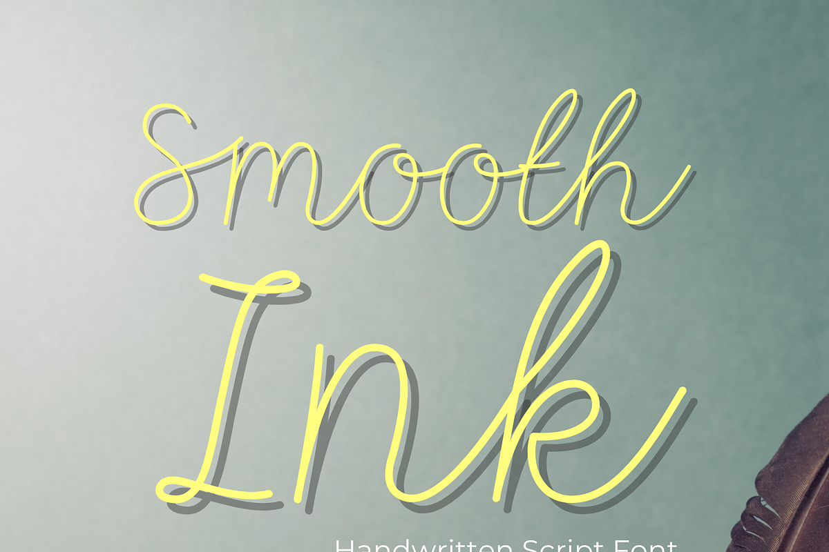 Handwritten Script Font - SmoothInk, a Script Font by ZoloDesignHub (Photo 5 of 8)
