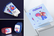 Time Management Illustration Art Set, a Work Illustration by Creative Stall (Thumbnail 3 of 10)