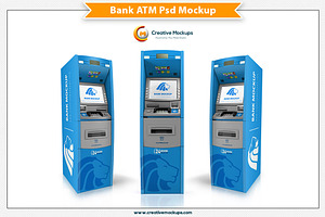 Bank ATM Psd Mockup