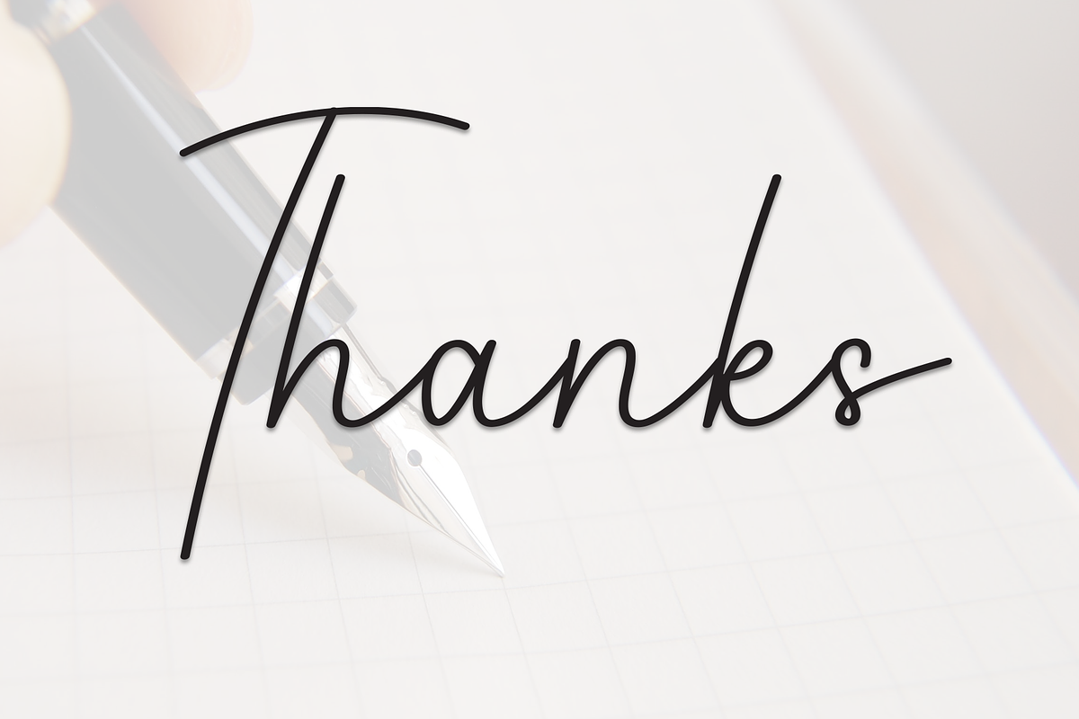 Sunday Signature | Script Font, a Handwritten Font by Scratchones (Photo 8 of 8)