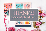 Postage stamps romantic for Valentin, an Illustration by Big Squirrel (Thumbnail 7 of 7)