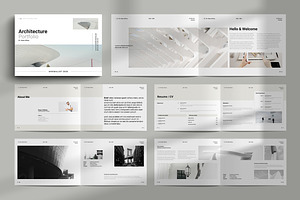 Architecture Portfolio Template, a Brochure Template by NorthPeak