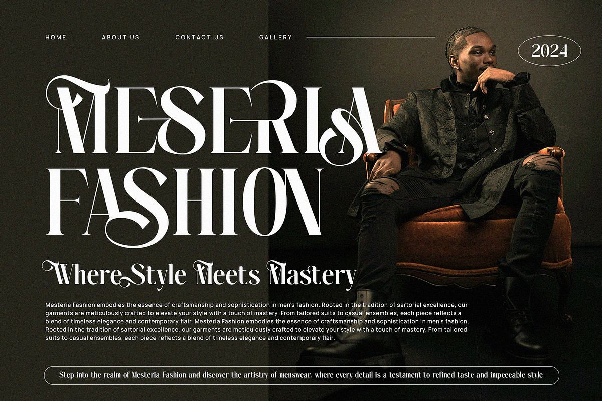 Saliric - Elegant Serif Font, a Serif Font by TypeLogue (Photo 3 of 5)