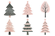 Boho Style Christmas Tree Clipart, an Illustration by Daily.Designs (Thumbnail 4 of 5)