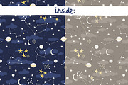 Space seamless pattern, a Pattern Graphic by kostolom3ooo (Thumbnail 3 of 3)