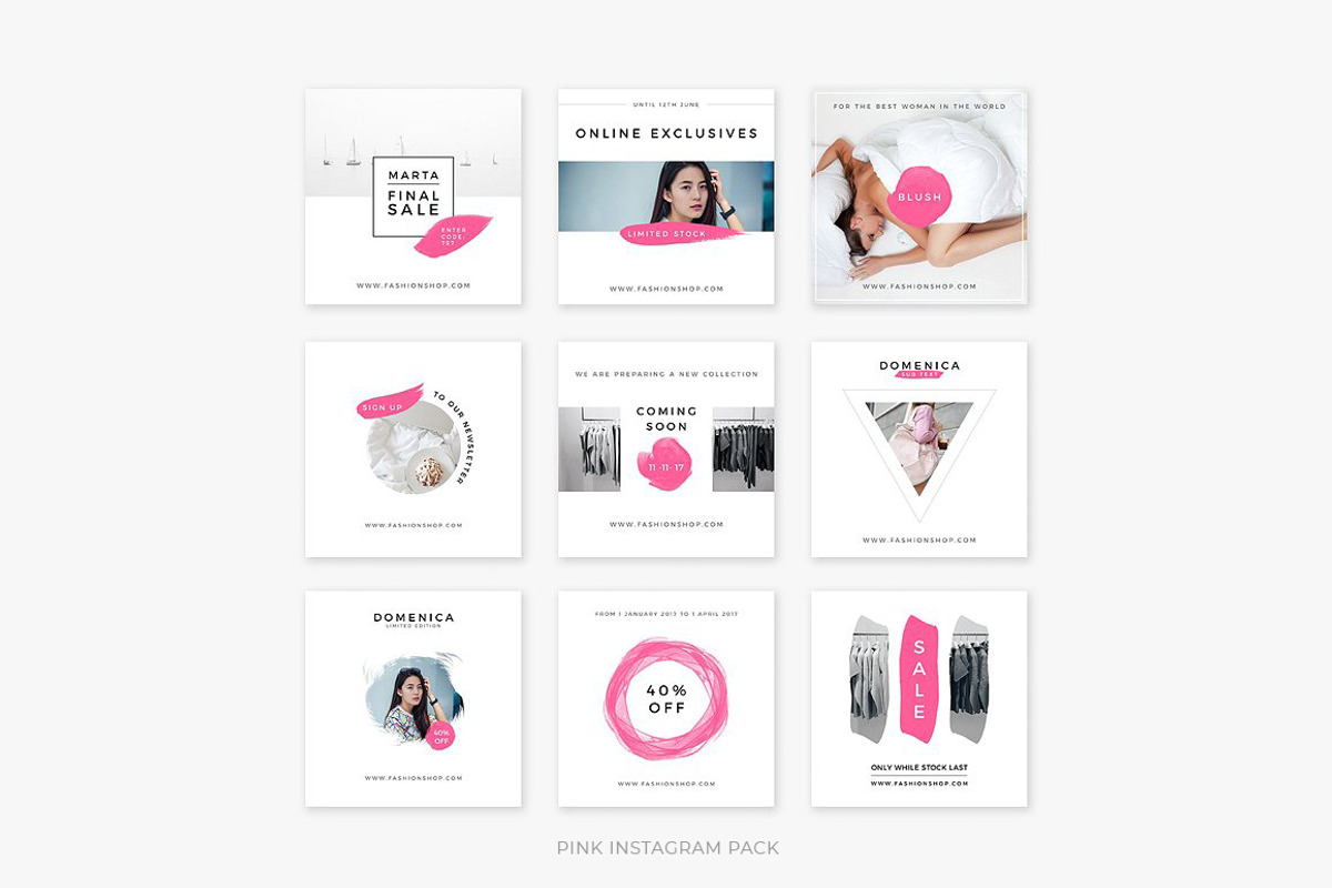 Clean Instagram Bundle, a Social Media Template by Swiss_cube (Photo 6 of 16)