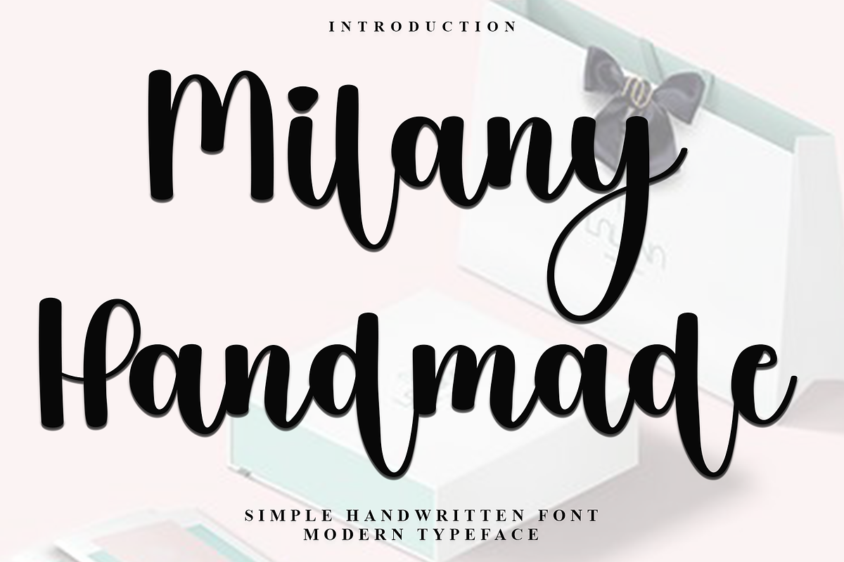 Milany Handmade, a Handwritten Font by InermediaSTUDIO (Photo 1 of 8)