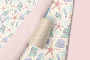 Seamless Sea Life Pattern 1 Jpeg, a Pattern Graphic by NatArt (Thumbnail 3 of 3)