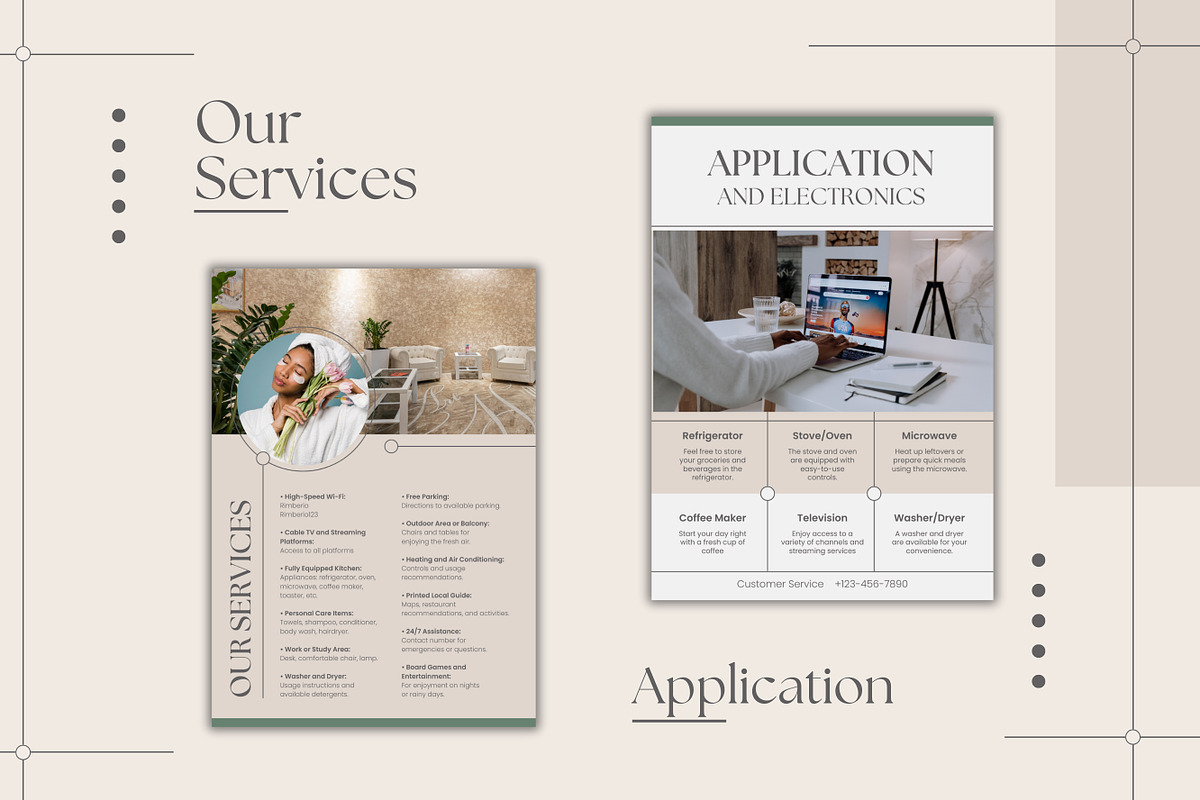 Airbnb House Guide Canva Template, a Design Template by TemplateCastleStore (Photo 4 of 14)