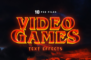Video Games Title Text Effects, a Layer Style Add-On by MahmoudWally (Thumbnail 1 of 11)