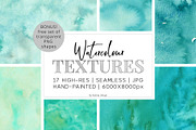 17 Huge Seamless Watercolor Textures, a Texture Graphic by AdenaJ (Thumbnail 1 of 13)