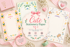 Cute Stationery Paper Vol.2